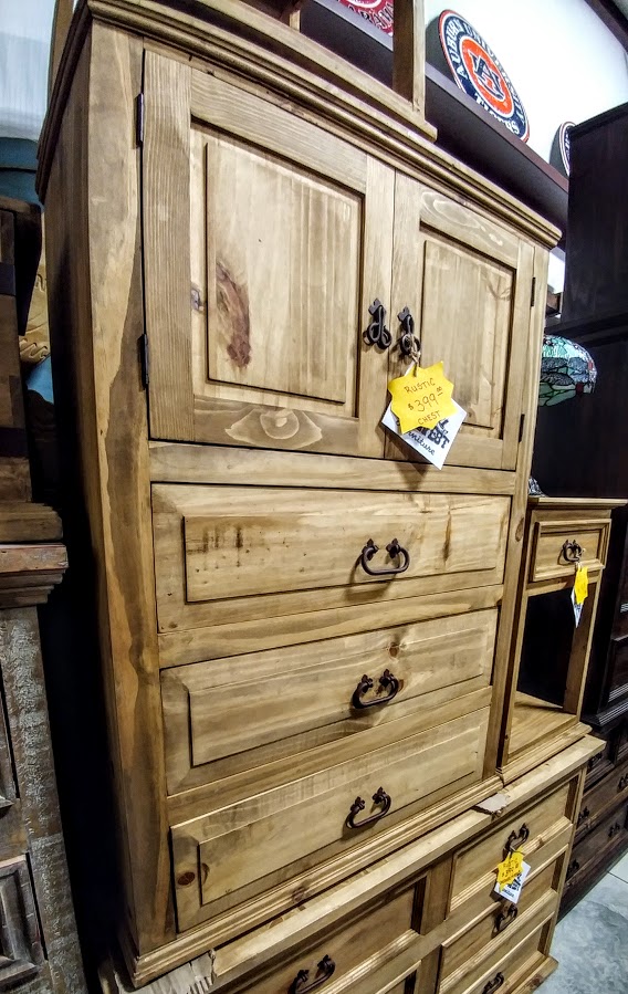 MDR10 - Chest Small 2 Door Budget Natural Wood